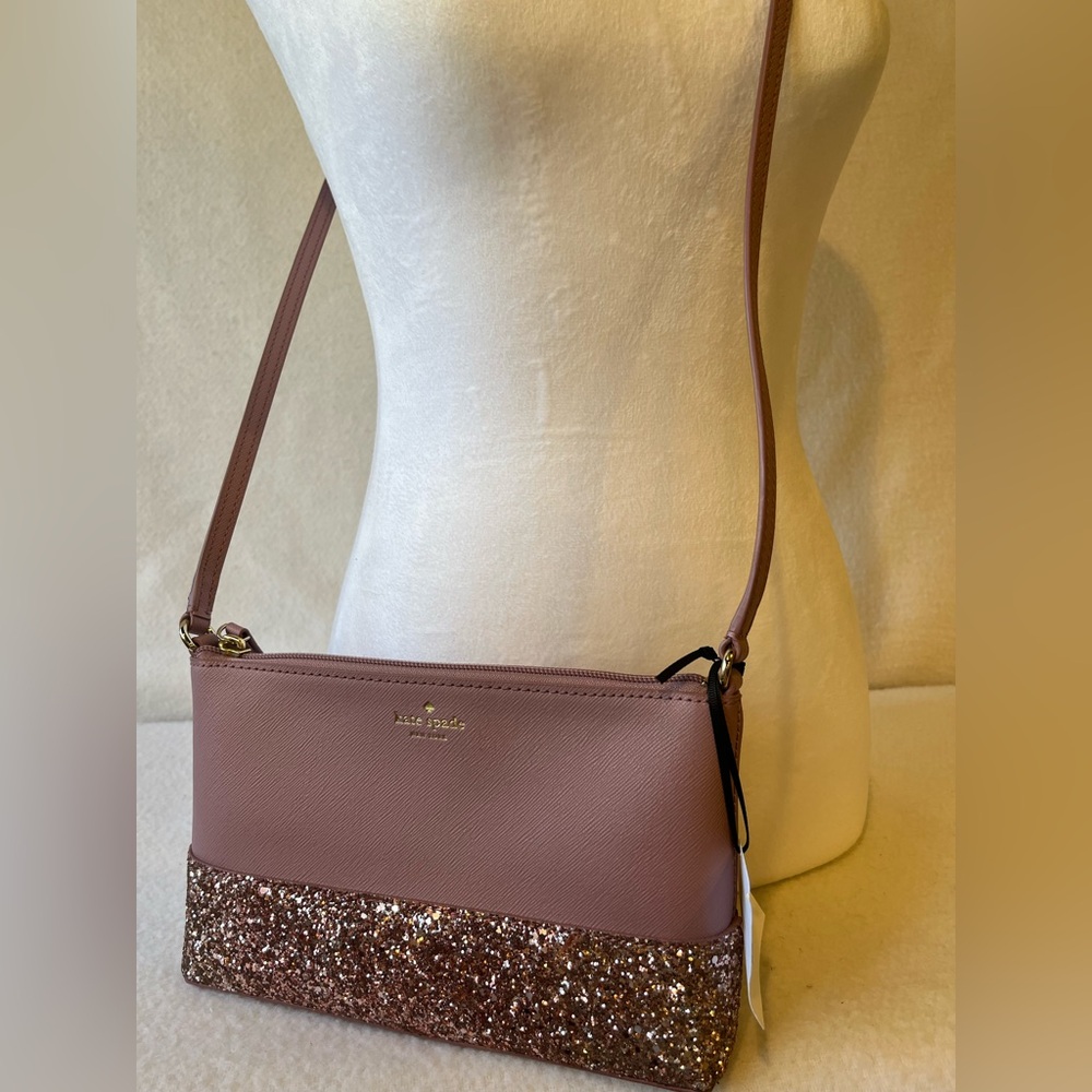 Kate Spade Flash Glitter Crossbody NWT